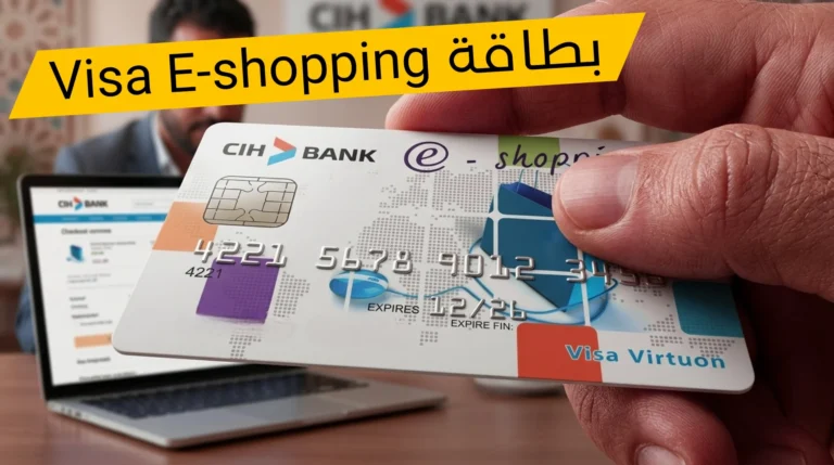 بطاقة visa e-shopping