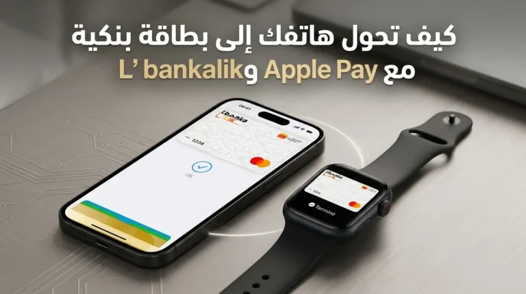 خدمة Apple Pay على بطاقة L'bankalik